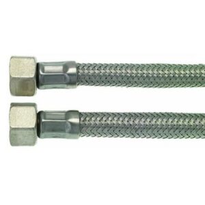 Dovodno crevo pancirno ø 3/8" Fc x Fc 500 mm