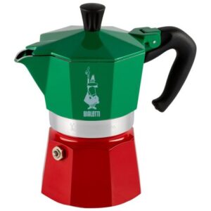 Moka Pot 6 Cup TRICOLOUR